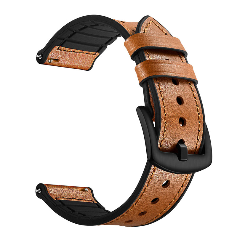 CBHW002 correa de reloj Huami AMAZFIT correa de cuero genuino suave de goma