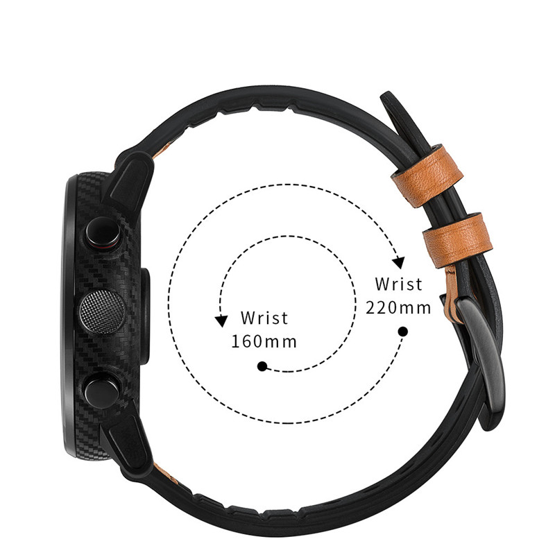 CBHW002 correa de reloj Huami AMAZFIT correa de cuero genuino suave de goma
