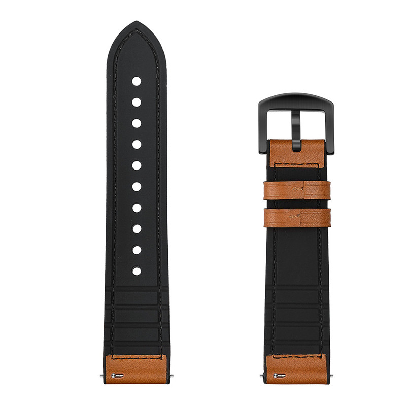 CBHW002 correa de reloj Huami AMAZFIT correa de cuero genuino suave de goma