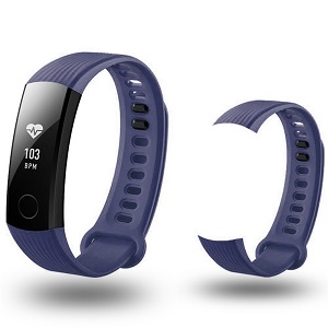 CBHW03 حزام عمودي سيليكون حزام الساعة لهواوي الشرف 4