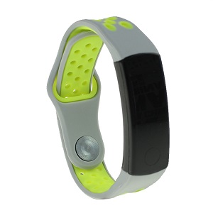CBHW04 Double Colors Atmungsaktives Sport-Silikon-Uhrenarmband für Huawei Honor 3