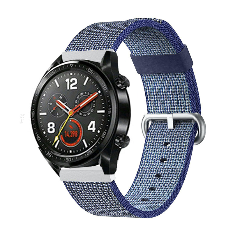CBHW29 Muilt-color Striped Nato Nylon Watch Band For Huawei Watch GT