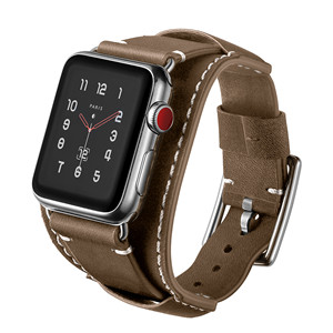 CBIW103 لساعة أبل 38 مم و 42 ملم و 40 ملم و 44 ملم من الجلد الأصلي