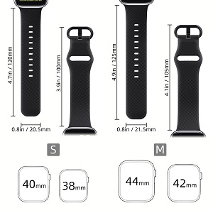 CBIW138 Silione الذكية حزام لساعات أبل iWatch 30mm 42mm 40mm 44mm