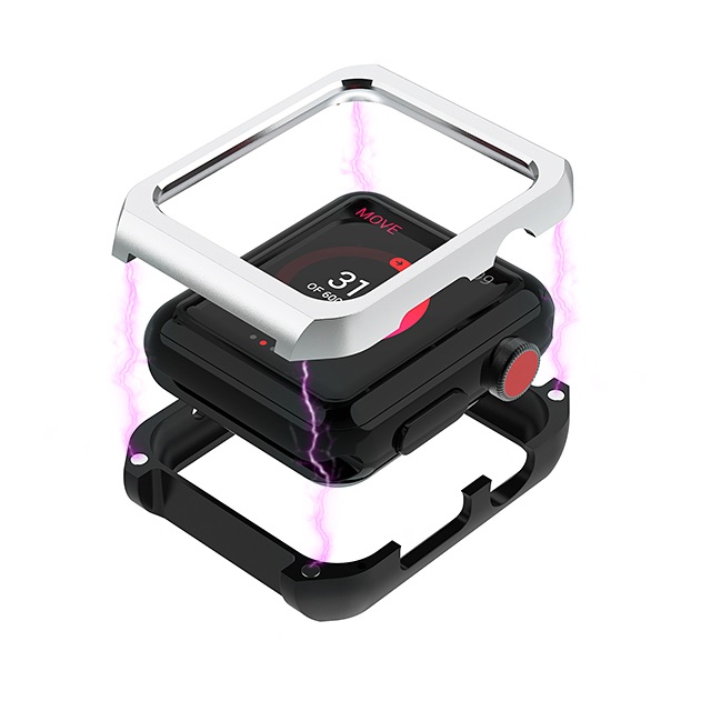 Custodia protettiva in alluminio con telaio in metallo ad adsorbimento magnetico CBIW140