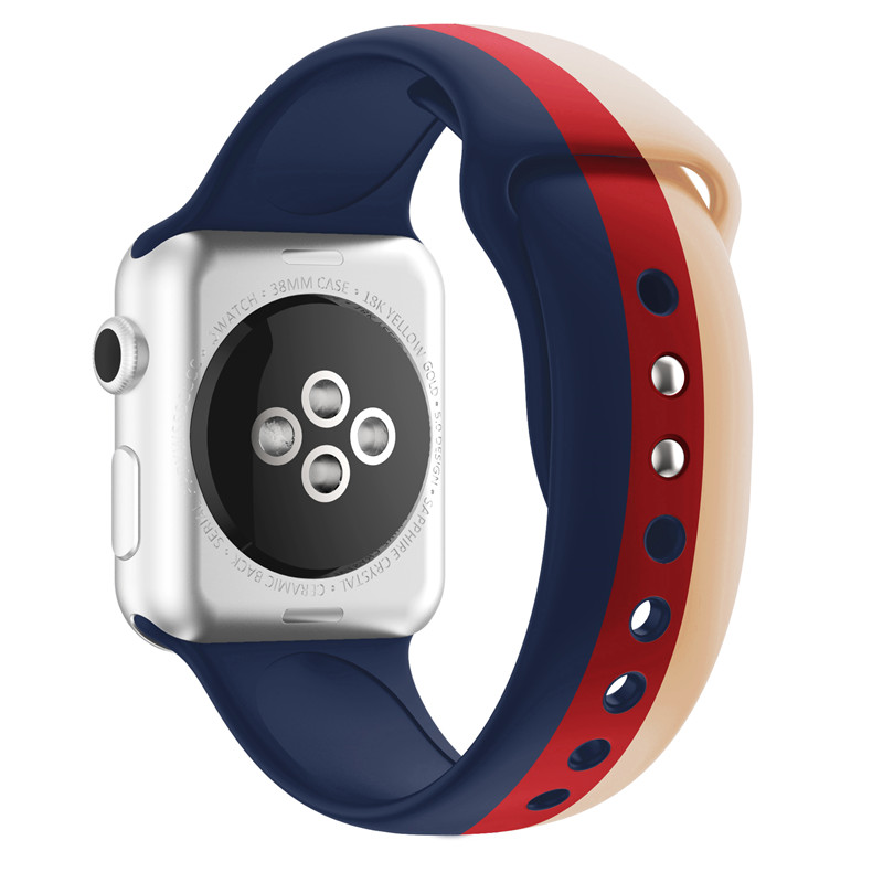 Banda sostitutiva in gomma SIlicone stampata CBIW24 per Apple Watch