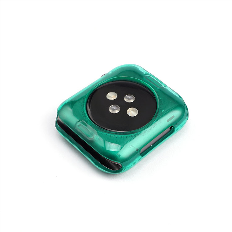 CBIW254 Heißer Verkauf klarer transparenter TPU-Abdeckung Uhrengehäuse für Apple-Uhr 38mm 40mm 42mm 44mm
