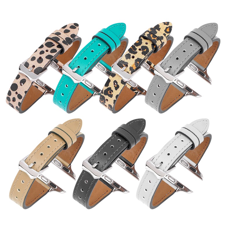 CBIW274 подлинной коровьей кожи кожаный браслет ремень ремень для яблочных часов серии 6 5 4 3 2 1 SE