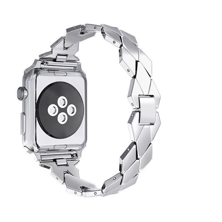 CBIW313 Slim Metal Link Chain Smart Watch Strap For Apple Watch Series 4 3 2 1