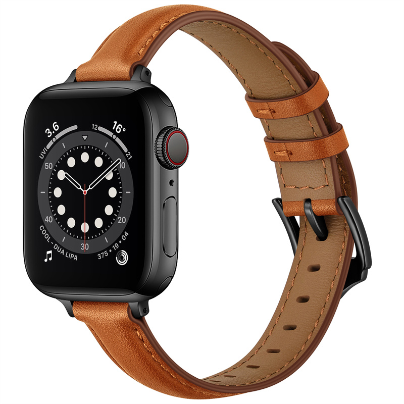CBIW419 جلد طبيعي ووتش الفرقة ل iwatch الجلود الأشرطة watchband ل أبل ووتش