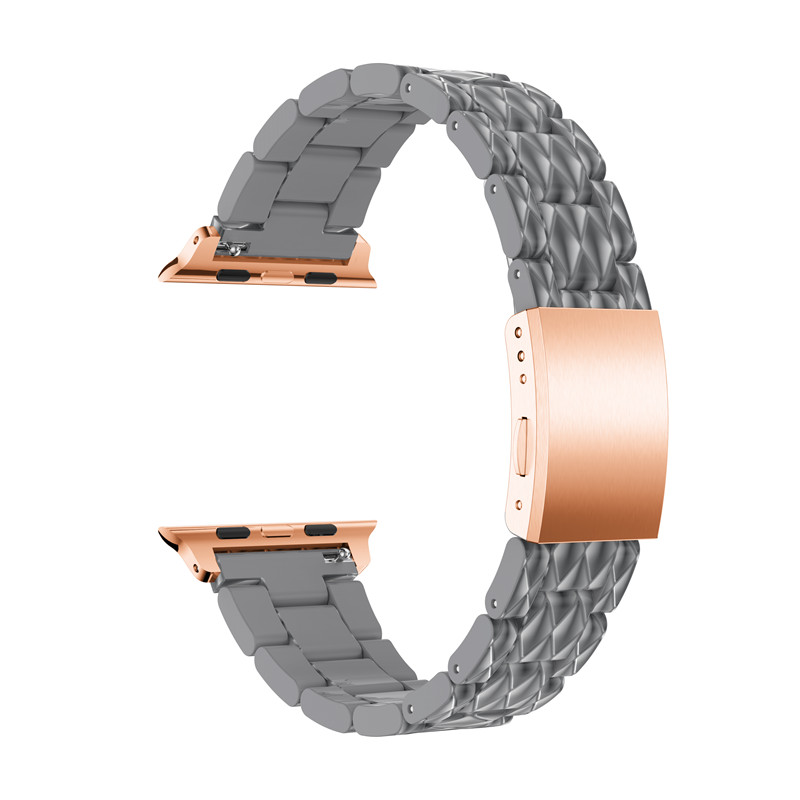 CBIW43 New Style Stainless Steel Acetate Watch Strap For iWacth Bands