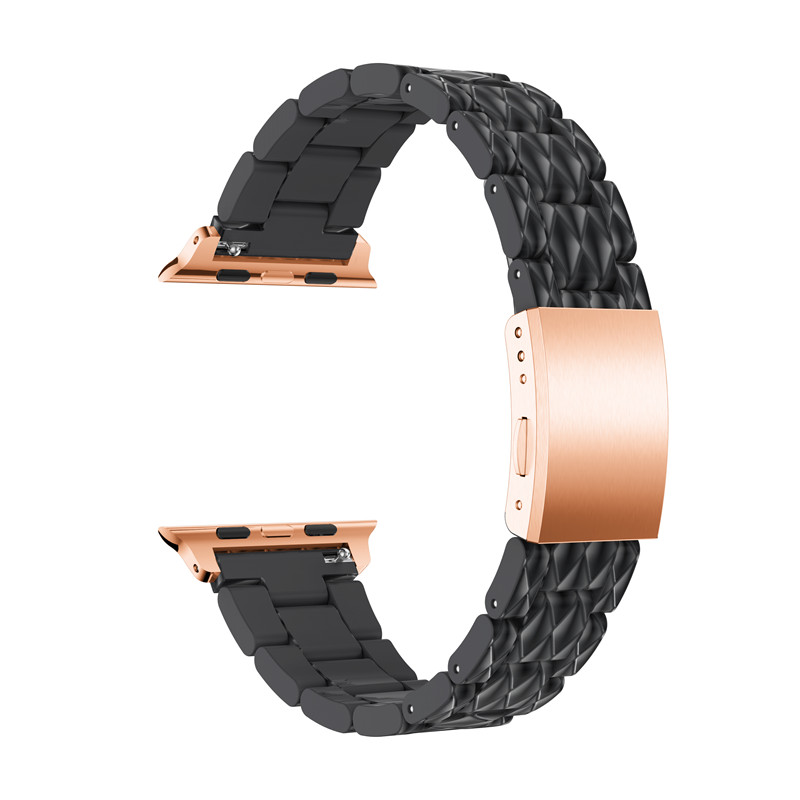 CBIW43 New Style Stainless Steel Acetate Watch Strap For iWacth Bands
