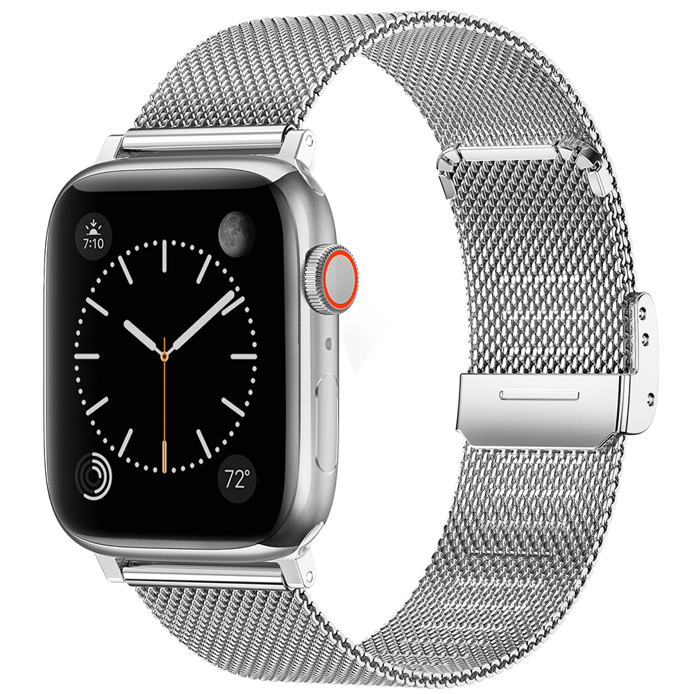 CBIW433 Milanese Watchband Ze Stali Nierdzewnej Ze Stali Nierdzewnej do Apple Watch 38mm 42mm 40mm 44mm