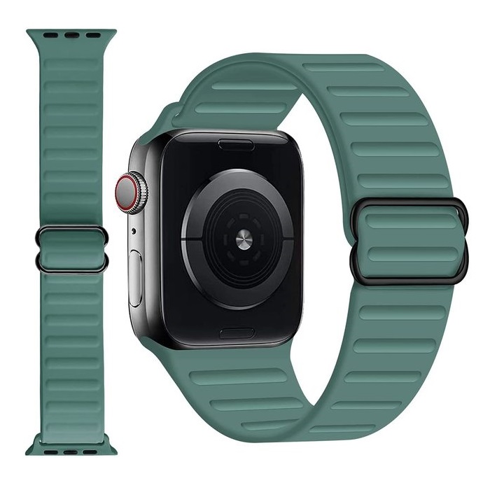 CBIW435 Heißer Verkauf verstellbares elastisches Silikon-Uhr-Armband für Apple-Uhr-Gurt 44mm 40mm 38mm 42mm