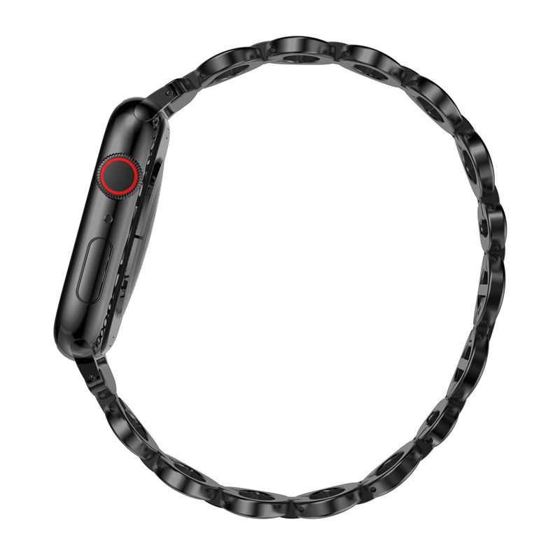 CBIW44 Oval Shaped Stainless Steel Watch Band For Apple Watch