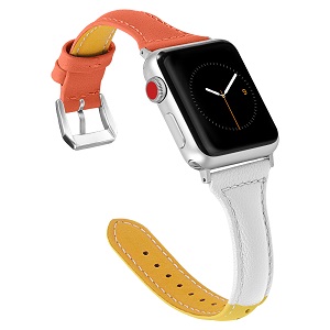 CBIW49 الترفيه لون حزام من الجلد ووتش حزام ل iWatch