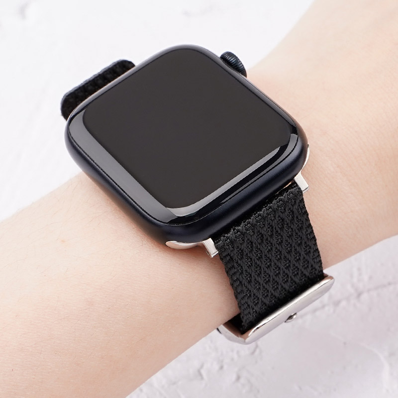 CBIW500 Braided المنسوج النايلون الفرقة لسلسلة Apple Watch Series 7 SE 6 5 4 3 2 1