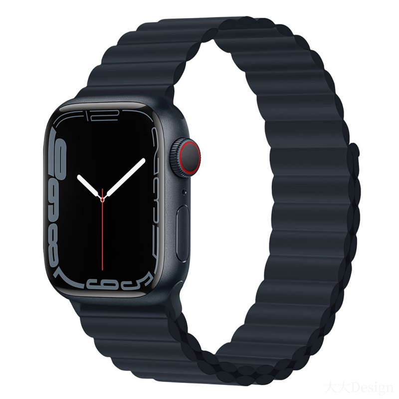 CBIW527 Banda de reloj de silicona magnética ajustable CBIW527 para la correa de 49 mm de Apple Watch Ultra 49 mm para iWatch Series 8 7 6 5 4 3
