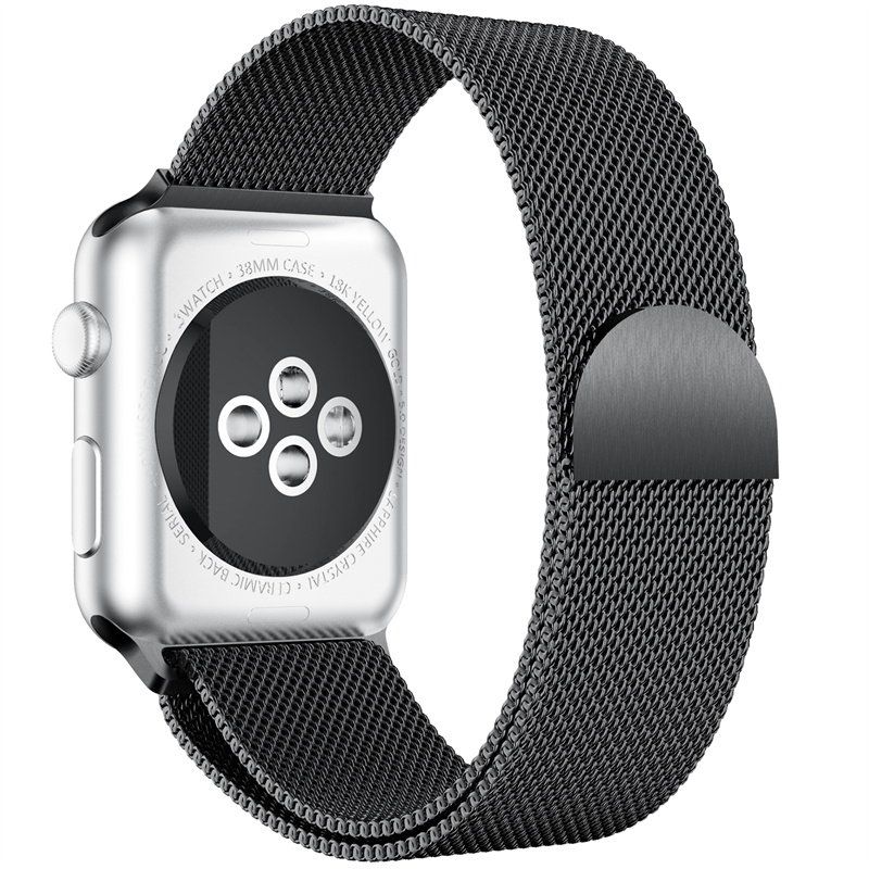 CHILITÀ MAGNETICA CBIW61 CANDAGGIO DELL'ACCIAIO DELL'ACCIAIO INSILASSI MILANESE per Apple Watch Ultra Series 8 7 6 5 4 3
