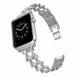 CBIW74 Apple İzle İçin Yeni Tasarım Bling Metal Watch Band