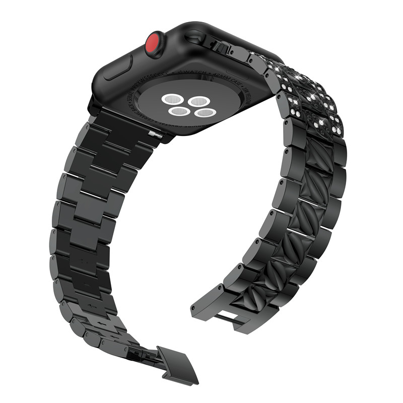 CBIW904 Apple Watch Diamond Stainless Steel Watch Strap