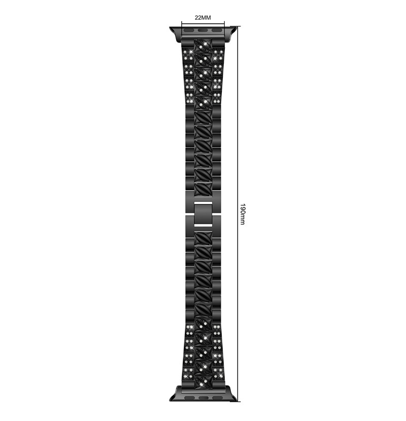 CBIW904 Apple Watch Diamond Stainless Steel Watch Strap