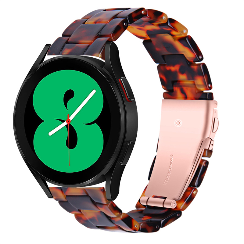CRSGW-06 TrendyBay Pieghevole Clip in resina in resina cinturino per Samsung Galaxy Watch4 44mm 40mm classico 42mm 46mm