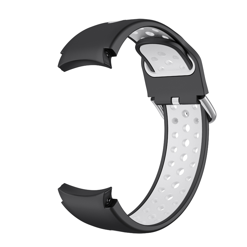 CBSGW-16 Dual Color Sport Silicone Rubber Watch Strap Watchband For Samsung Galaxy Watch 5 40mm 44mm Pro