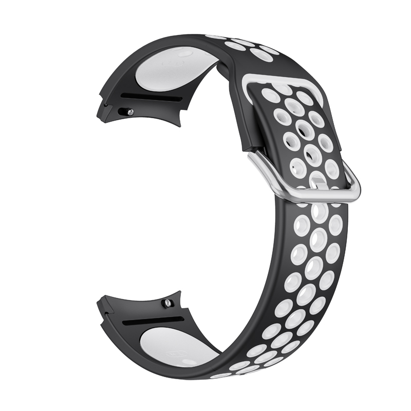 CBSGW-16 Dual Color Sport Silicone Rubber Watch Strap Watchband For Samsung Galaxy Watch 5 40mm 44mm Pro