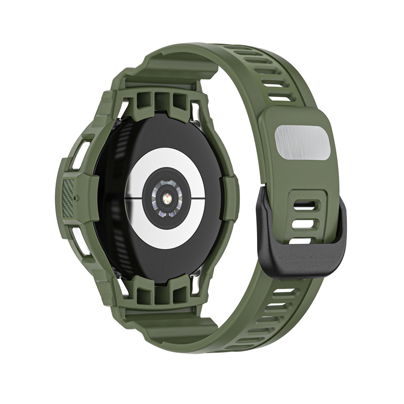 CBSGW-22 Samsung Galaxy Watch4 Classic 42mm 46mm用の険しいTPUケース+ウォッチストラップ