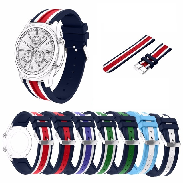 CBSW301 Samsung Gear S3 22mm Silicone Watch Band