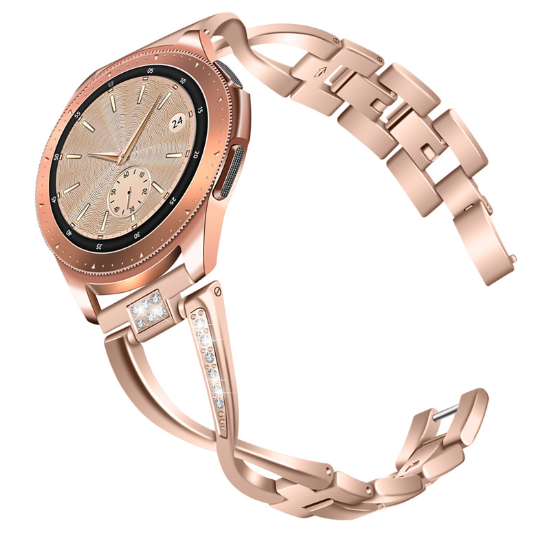 CBSW9401 Trendybay X-Link Stainless Steel Jewelry Diamond Replacement Strap For Samsung Galaxy Watch