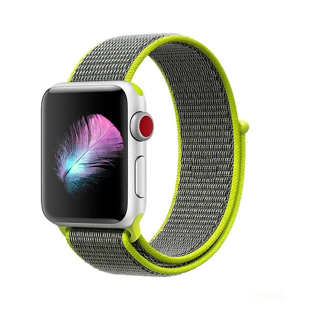 CBTN09 geweven nylon horlogeband voor Apple Watch 44 mm 40 mm 42 mm 38 mm