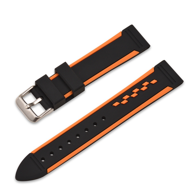 CBUS02 20mm 22mm 24mm Silicone Watchband