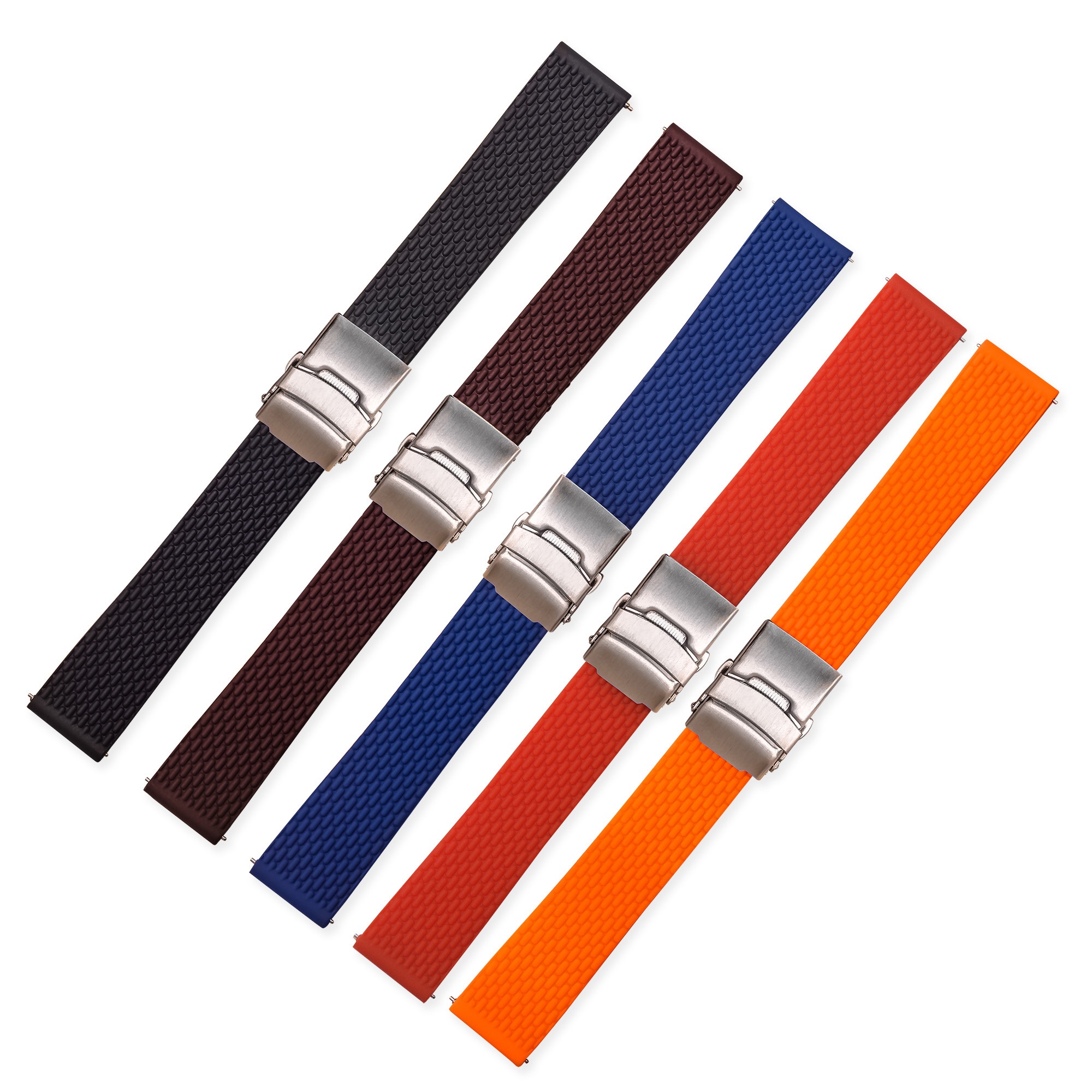 CBUS18 18мм 20мм 22мм 24мм силиконовые ремешки для часов