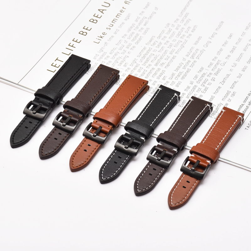 CBUS40 18mm 20mm 22mm 24mm Smart Watch Leather Band