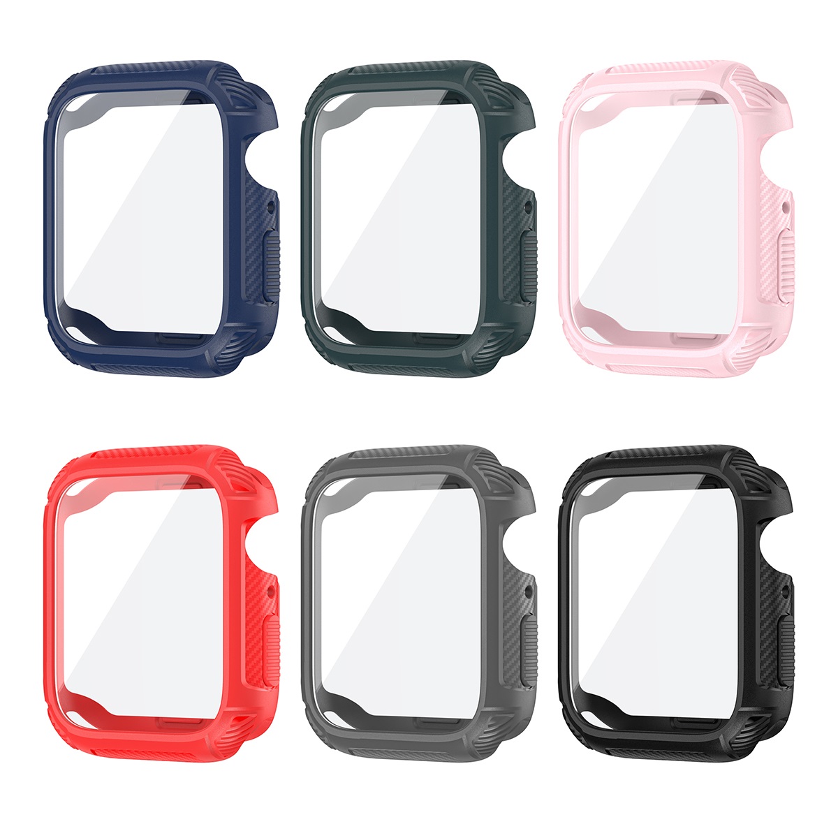 CBWC11 في جميع أنحاء Hard PC Watch Watch Cover for Apple Watch Case مع حامي الشاشة