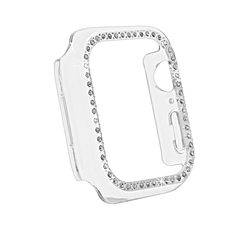 CBWC15 TRENDYBAY HOT SELLING BLING CLEAR CASE CUBIERTE TRANSPARENTE CUBIERTA DE LA CASO DE SERVICIOS DE APPLE 7 41mm 45mm