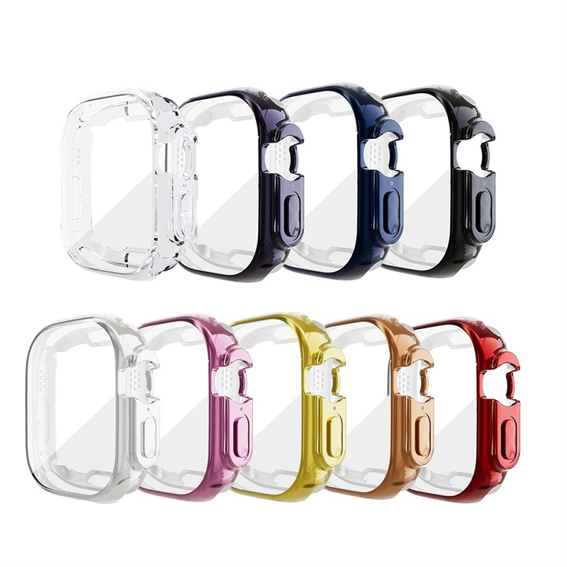 CBWC33 Case di TPU elettroplanti a copertura completa ultra sottili per Apple iWatch Ultra 49mm