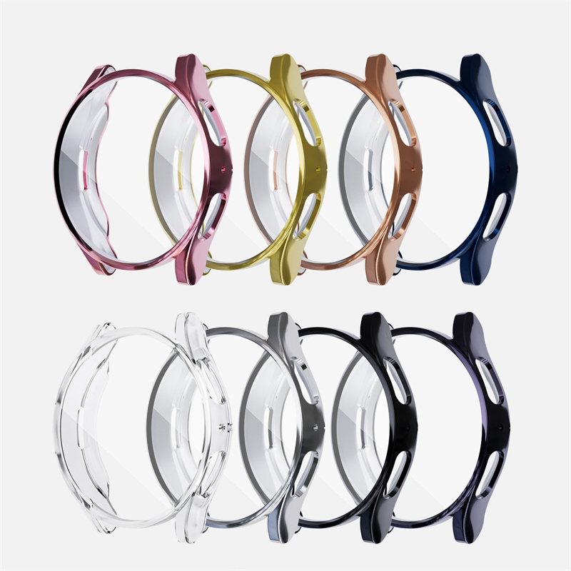 CBWPC-04 Screen Protector Cover Plating TPU Shell Protective Case For Samsung Galaxy Watch5 44mm 40mm Watch 5 Smartwatch