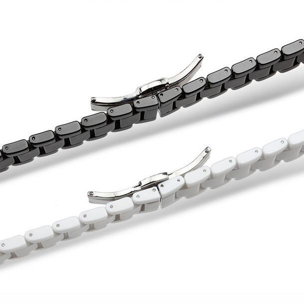 CBWT04 Trendybay Chain Bracelet 22mm Watchband Ceramics Watch Band
