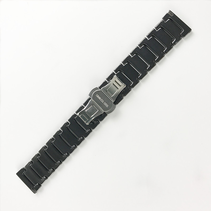 CBWT04 Trendybay Chain Bracelet 22mm Watchband Ceramics Watch Band
