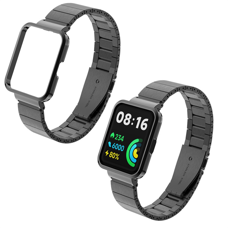 CBXM-W10 Stal ze stali nierdzewnej dla Xiaomi Mi Redmi Watch 2 Lite