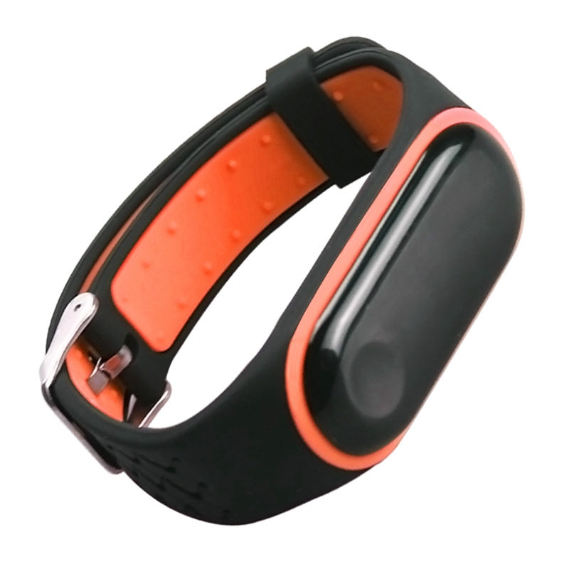 CBXM348 Cinturino in gomma colorato di ricambio in silicone per cinturino Xiaomi Band 3