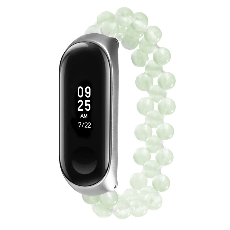 CBXM349 Trendybay منمق عصري مطرز مجوهرات مطاطا سوار الشريط ل Xiaomi Mi Band 3