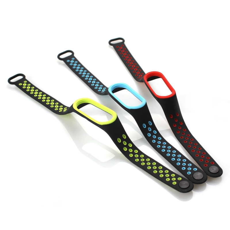 CBXM359 Trendybay Multi-Hole Atmungsaktives Silikonarmband für Xiaomi Band 3