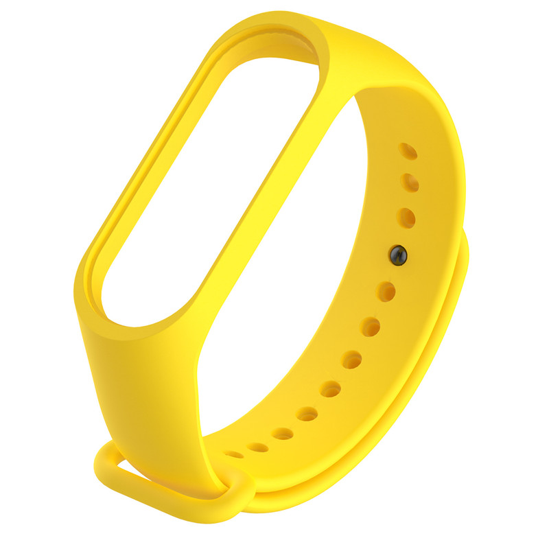 CBXM407 Solid Color Sport Silicone Watch Band For Xiaomi Band 4 Bracelet Strap