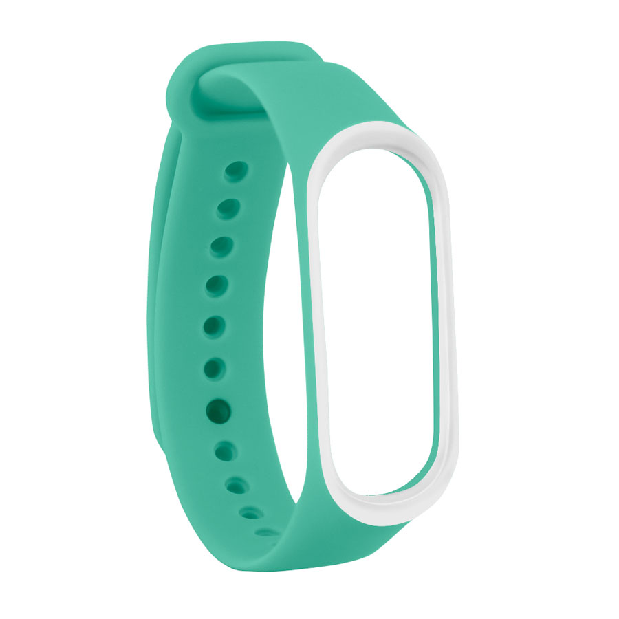 CBXM408 Xiaomi Band 4 Için Çift Renk Değiştirme Silikon Saat Kayışı