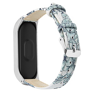 CBXM423 Leather Watch Band For Xiaomi Mi Band 4 3