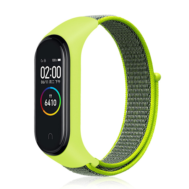 CBXM432 Woven Nylon Watch Band For Xiaomi Mi Band 5 4 3